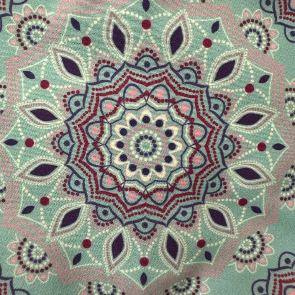 Mandala Patterned Blue‎ and Purple Women's Cosmetic Bag